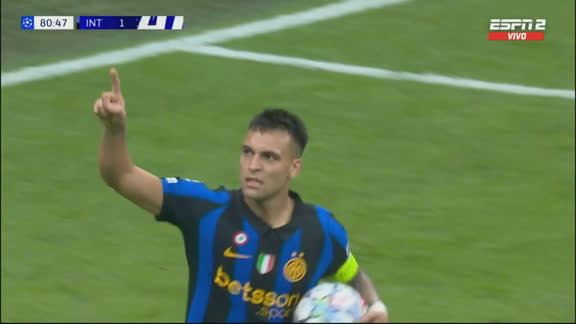 Apareció el goleador: Lautaro Martínez descontó para Inter