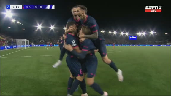 ¡Golpazo al Bayern! Stensness puso el 1-0 en el arranque