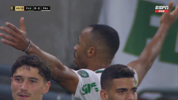Un gol clave: Marlon Freitas amplió la ventaja de Palmeiras ante Fluminense
