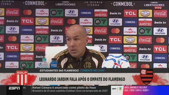 Jardim reclama de arbitragem após empate do Flamengo: 'Permitia muita porrada'