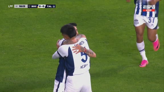 ¡La clavó en el ángulo! Golazo sensacional de Galarza para adelantar a Talleres