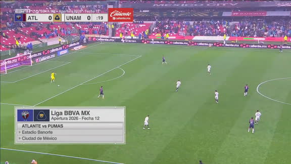 ¡Rueda el balón en el Estadio Banorte! | Atlante vs. Pumas
