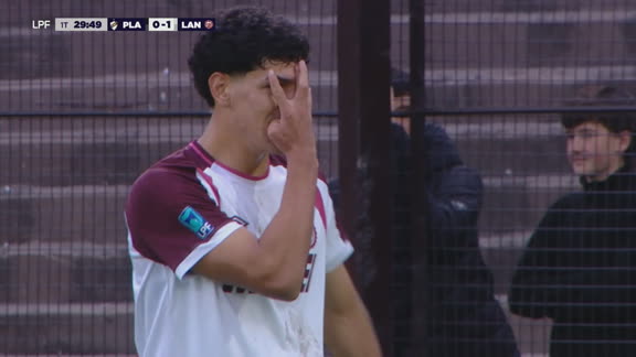 ¡Arriba Lanús! Wlk abrió el marcador ante Platense