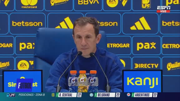 Arruabarrena: "Blanco jugó en un muy buen nivel, como lo viene haciendo"
