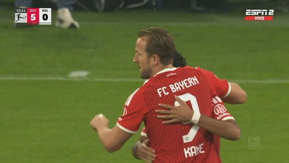¡Siempre, Harry! Kane estampó el 5-0 del Bayern Munick