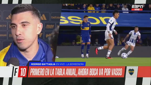 Battaglia: "Fue una lesión muy dura; estoy feliz de haber vuelto a jugar 90 minutos"