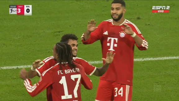 Asistencia de Kane y golazo de Olise para el 3-0 de Bayern Munich