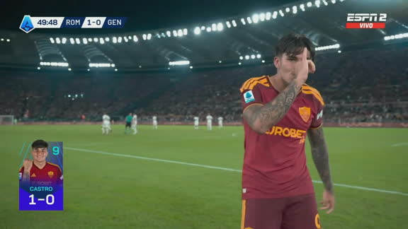 ¡Qué calidad! Golazo de Santi Castro para la Roma