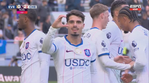 ¡Doblete! Neto y el 2-0 de Chelsea ante Everton