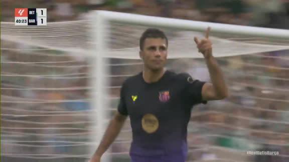 ¡Rodri le devuelve la ventaja al Barcelona!
