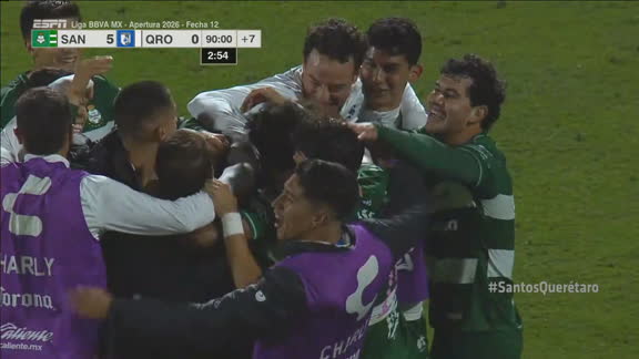 ¡No hay 5to malo para Santos! | Santos 5 Queréro 0