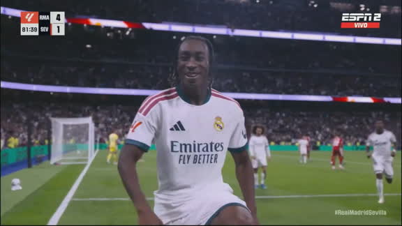 ¡Golazo de Diomandé para el 4-1 de Real Madrid!