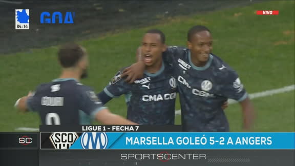 ¡Olympique de Marsella se lo dio vuelta a Angers en un partidazo!