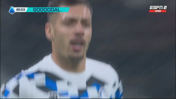 Gaetano descontó para Atalanta frente al Milan