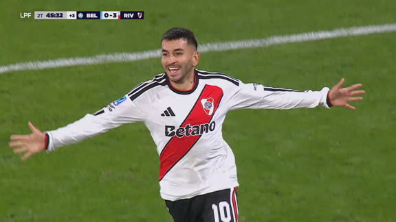 Era el cuarto de River, el segundo de Correa, pero Dóvalo lo anuló
