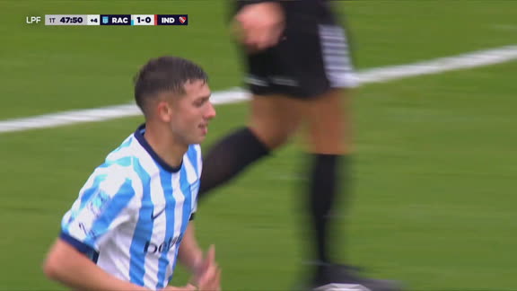 ¡Racing estuvo cerca del segundo con un zurdazo de Escudero!