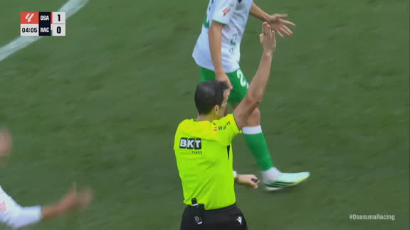 ¡El VAR le anula el primer gol a Osasuna por fuera de juego!