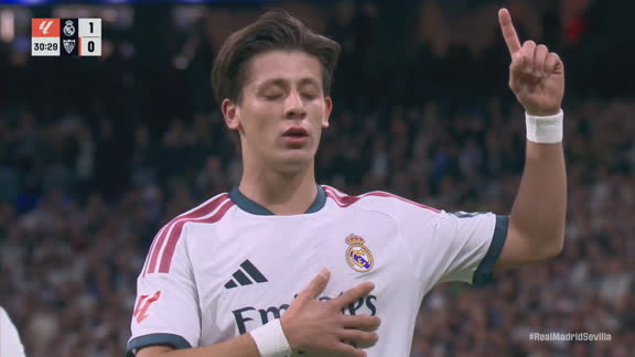 ¡Golazo! Arda Güler se consagra con un misil de primera para adelantar al Real Madrid