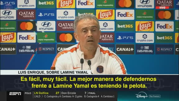 El plan de Luis Enrique para enfrentar a Lamine Yamal en Champions