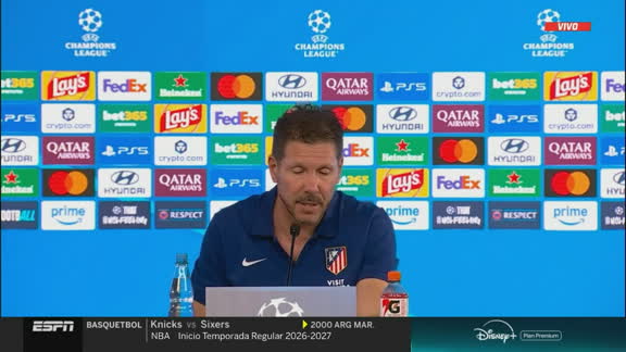 Simeone y la ausencia de Romero: "La importancia del Cuti está clara"
