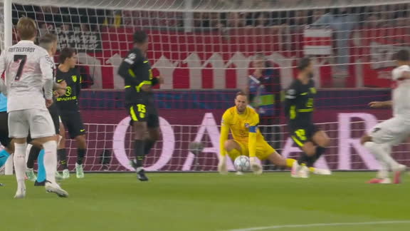 ¡Oblak salvó al Atlético dos veces antes del minuto!