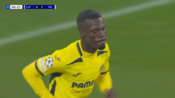 Centro de Pérez y gol de Oluwaseyi, la fórmula de Villarreal para el descuento en Anfield