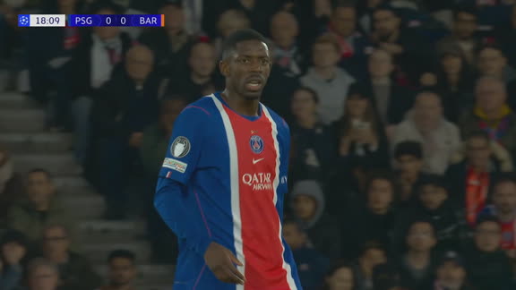 ¡Malas noticias para PSG! Dembélé sintió una molestia y pidió el cambio