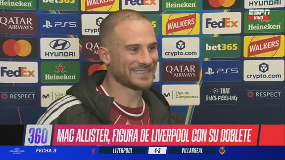 Mac Allister: "Me gusta llegar al área y hacer goles"