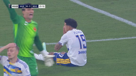 ¡Lo tuvo Flores! Boca, cerca de dar vuelta la serie ante Vasco Da Gama