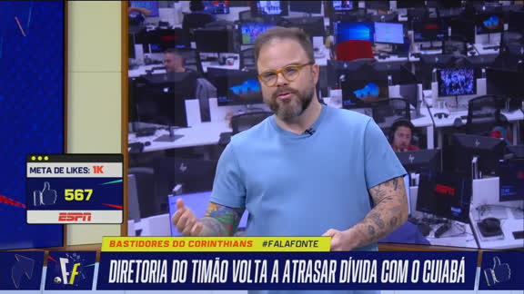 Cuiabá tenta derrubar forma de pagamento do Corinthians após novo atraso em dívida