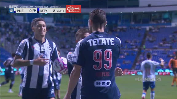 ¡El Monterrey ya lo gana 2-0!