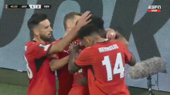 ¡Lo dio vuelta! Dia puso el 2-1 para Rennes
