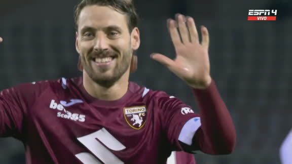 Vlasic controló y sacó un derechazo letal para firmar el 3-1 para Torino