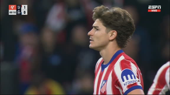 Picó la Araña: Julián Álvarez puso el 1 a 0 frente al Deportivo La Coruña