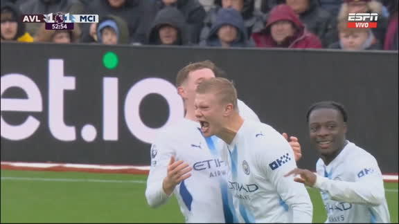 ¡Haaland ganó en las alturas y lo empató para el City!