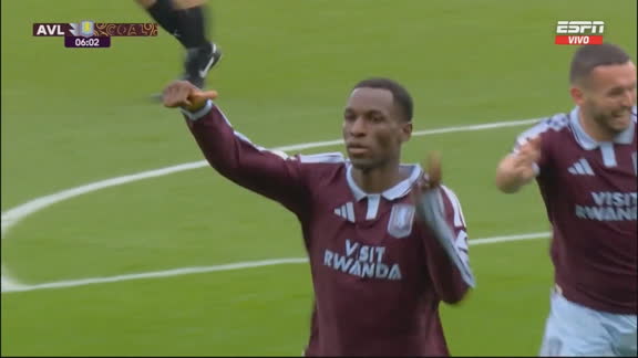"¡Es gol de Jackson, Nicolas!" Aston Villa se puso 1-0 ante el City