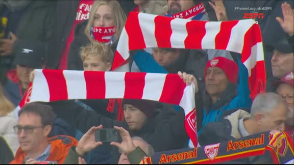 Vale a liderança da Premier League! Torcida do Arsenal faz linda festa antes de confronto contra o Everton; VEJA