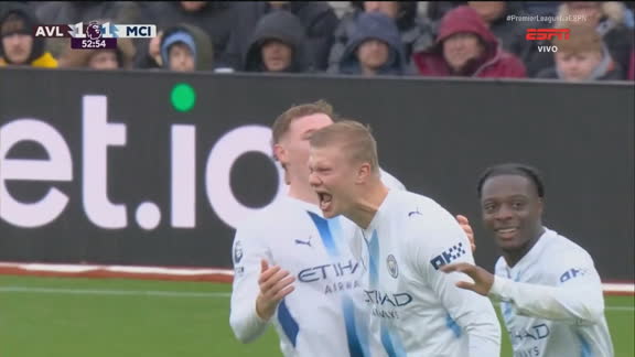Gol do City! Haaland coroa jogada ensaiada e empata contra o Aston Villa na Premier League; VEJA