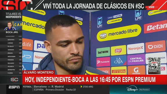 Montero: "Paredes siempre quiere estar; eso nos ayuda a mejorar y competir"