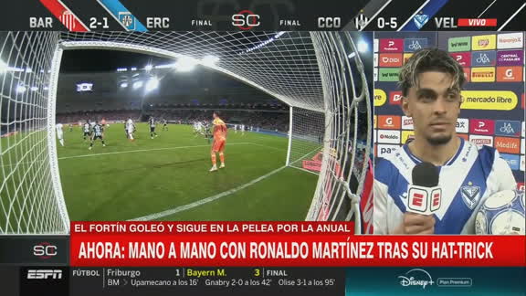 Ronaldo Martínez: "Creo que es un gol de Puskás"