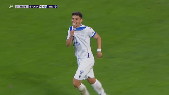 ¡4-0! Robertone estiró la goleada de Vélez en Santiago del Estero