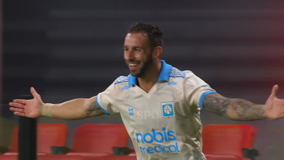 ¡Zurdazo y adentro! Golazo de Hesar para el 1-0 de Estudiantes de Río Cuarto