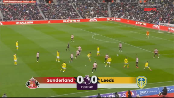 Começa o jogo! Lanterna, Sunderland enfrenta o Leeds pela Premier League; ASSISTA