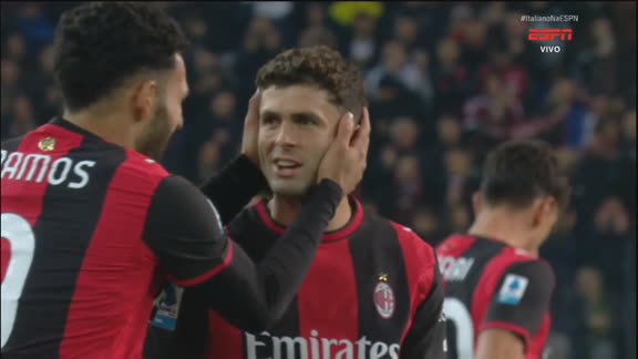 Gol do Milan! Modric dá lançamento açucarado para Pulisic abrir o placar em Udine; VEJA