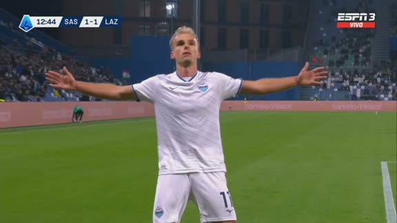 Isaksen le devolvió la ventaja a Lazio con un golazo