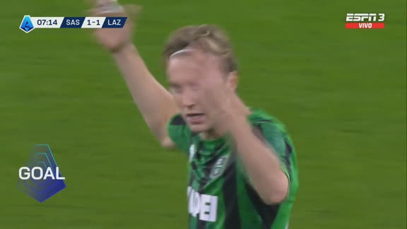 ¡Igualdad inmediata! Thorstvedt le puso su firma al 1-1 de Sassuolo