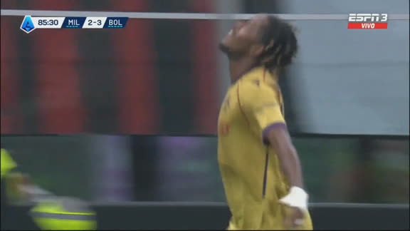 Partido liquidado y se lleva la pelota: Mbangula anotó el 4-2 ante el Milan