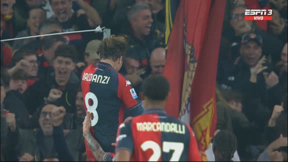 Grosero error de Kalulu y gol de Baldanzi para que Genoa estire la ventaja