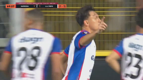 ¡GOOOL DE L.A. FIRPO! Mauricio Cerritos de penal marca el 1 a 1 ante Saprissa al 70'