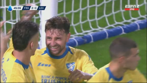 La sensación de la Serie A: Calo puso el 2-0 del Frosinone ante el Lecce